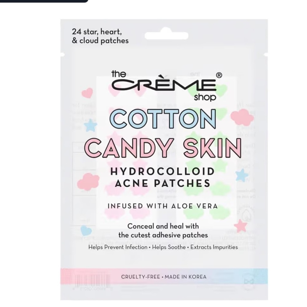 Cotton Candy Skin Hydrocolloid Acne Patches. Pack of 24